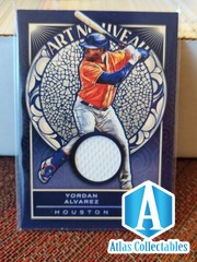 2022 Diamond Kings Art Nouveau Relic Holo Silver #AN-YA Yordan Alvarez 55/99